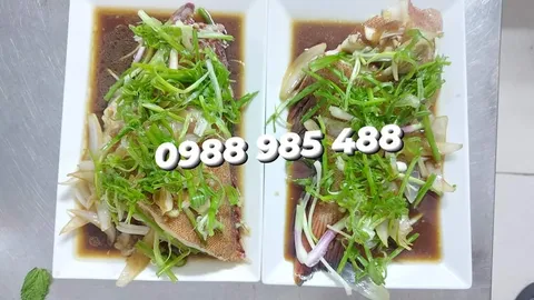 Cá hấp xì dầu (chim / hồng / mú) – món hải sản nấu sẵn Thu Hoài, Nha Trang
