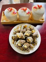 Ốc hương rang muối ớt – món hải sản Thu Hoài, Nha Trang