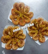 Tôm sú hấp nước dừa – món hải sản Thu Hoài, Nha Trang
