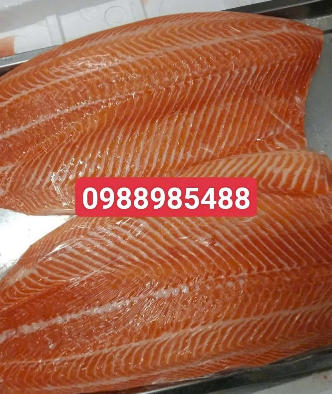 Đầu cá hồi nướng muối ớt – món hải sản nấu sẵn Thu Hoài, Nha Trang