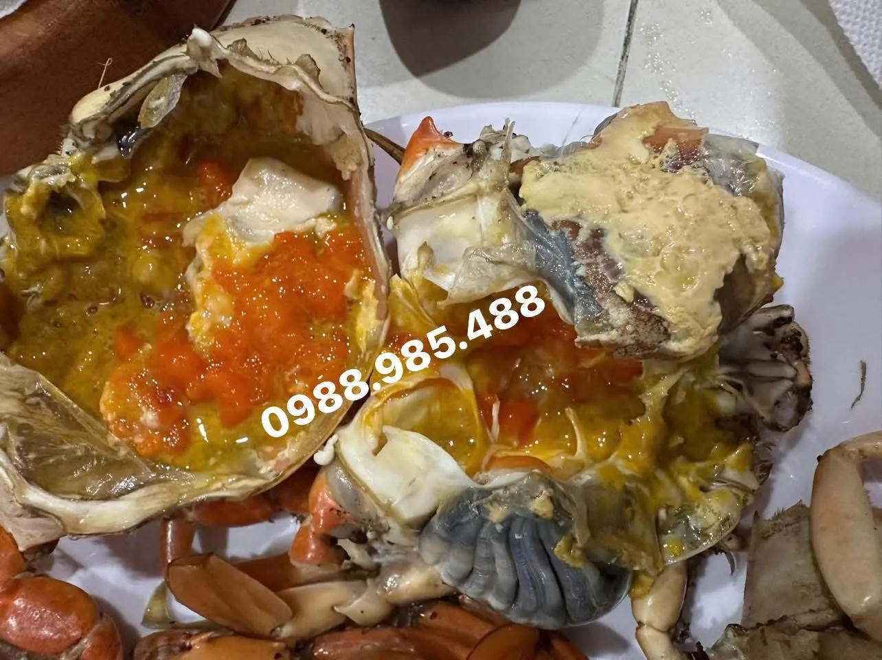 Cua rang me – món hải sản nấu sẵn Thu Hoài, Nha Trang