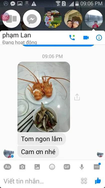 phạm Lan · Tôm hùm: Tôm ngon lắm, cảm ơn nhé!