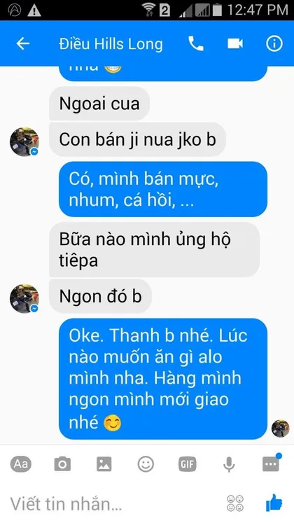 Điều Hills Long · Cua: Ngon đó bạn, bữa nào mình ủng hộ tiếp.