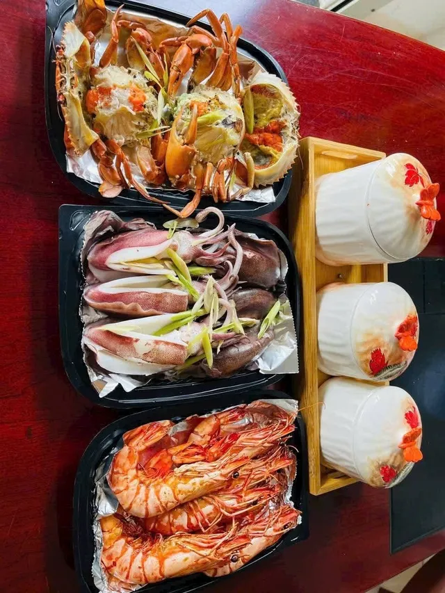 Set gia đình 4 người – set hải sản Thu Hoài, Nha Trang